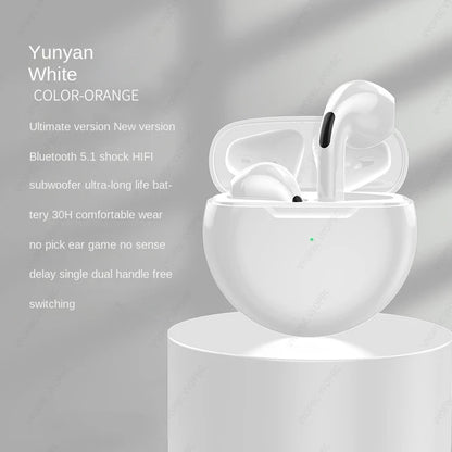 Pro 6 TWS wireless earphones with BT 5.0