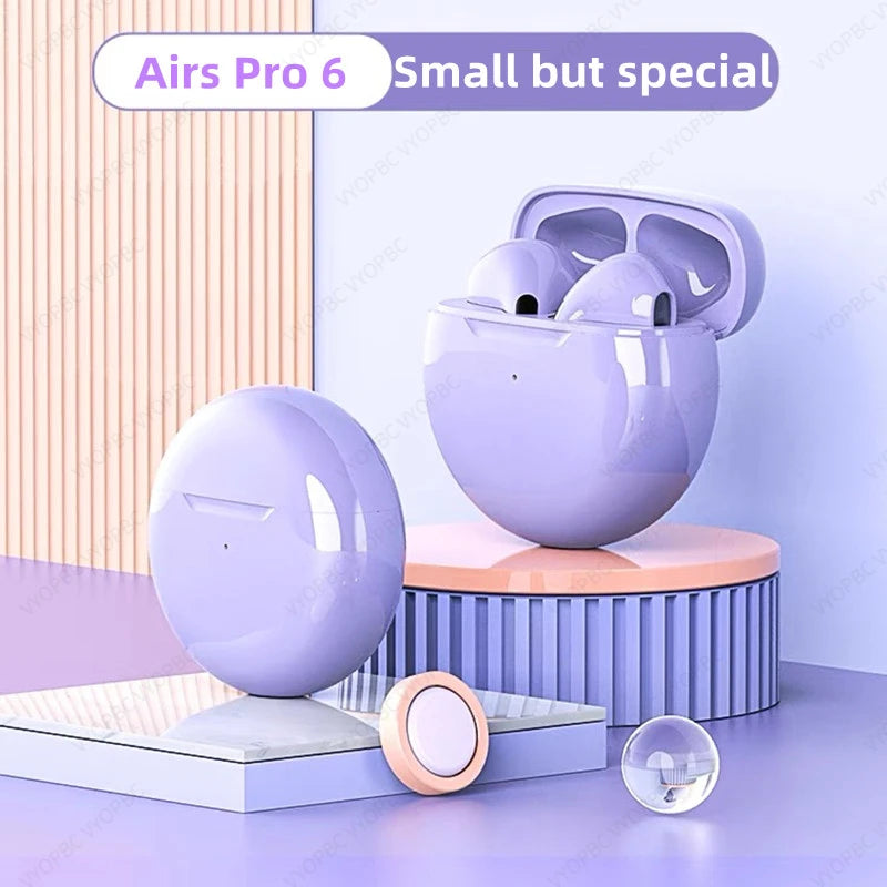 Pro 6 TWS wireless earphones with BT 5.0